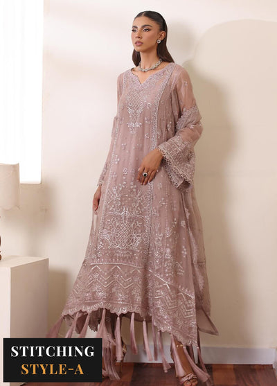 Noor By Saadia Asad Chiffon De Luxe Formal Collection 2024 D-07 Seaina