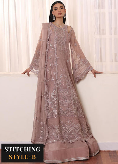 Noor By Saadia Asad Chiffon De Luxe Formal Collection 2024 D-07 Seaina