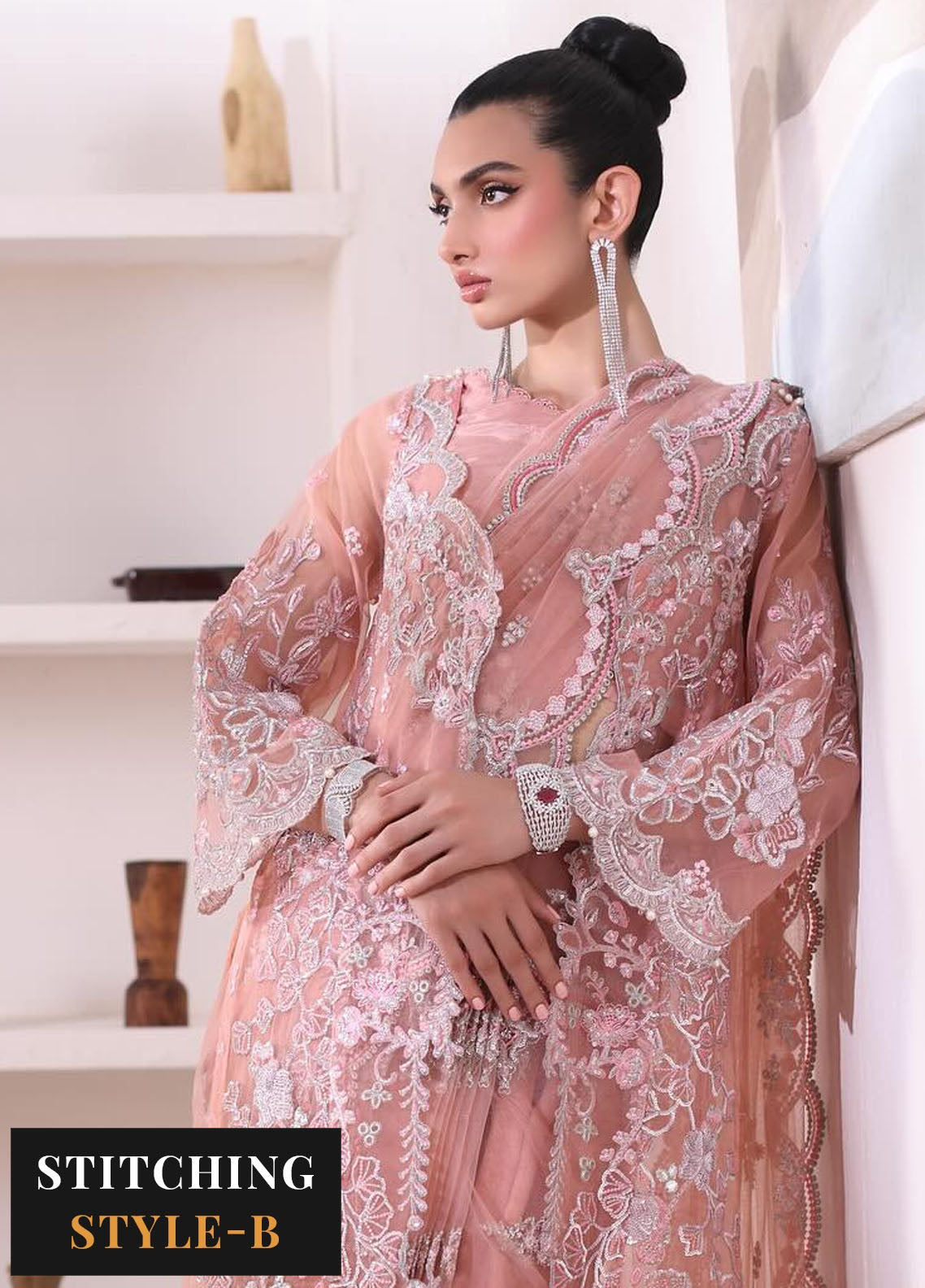 Noor By Saadia Asad Chiffon De Luxe Formal Collection 2024 D-06 Vera