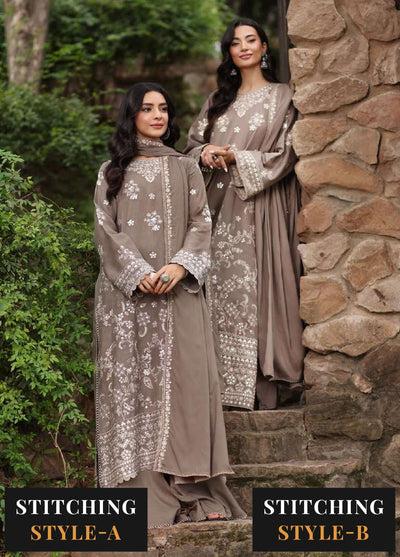 Noor By Sadia Embroidered  Suit Unstitched 3 Piece NSA24SW D-2 Harud - Winter Collection