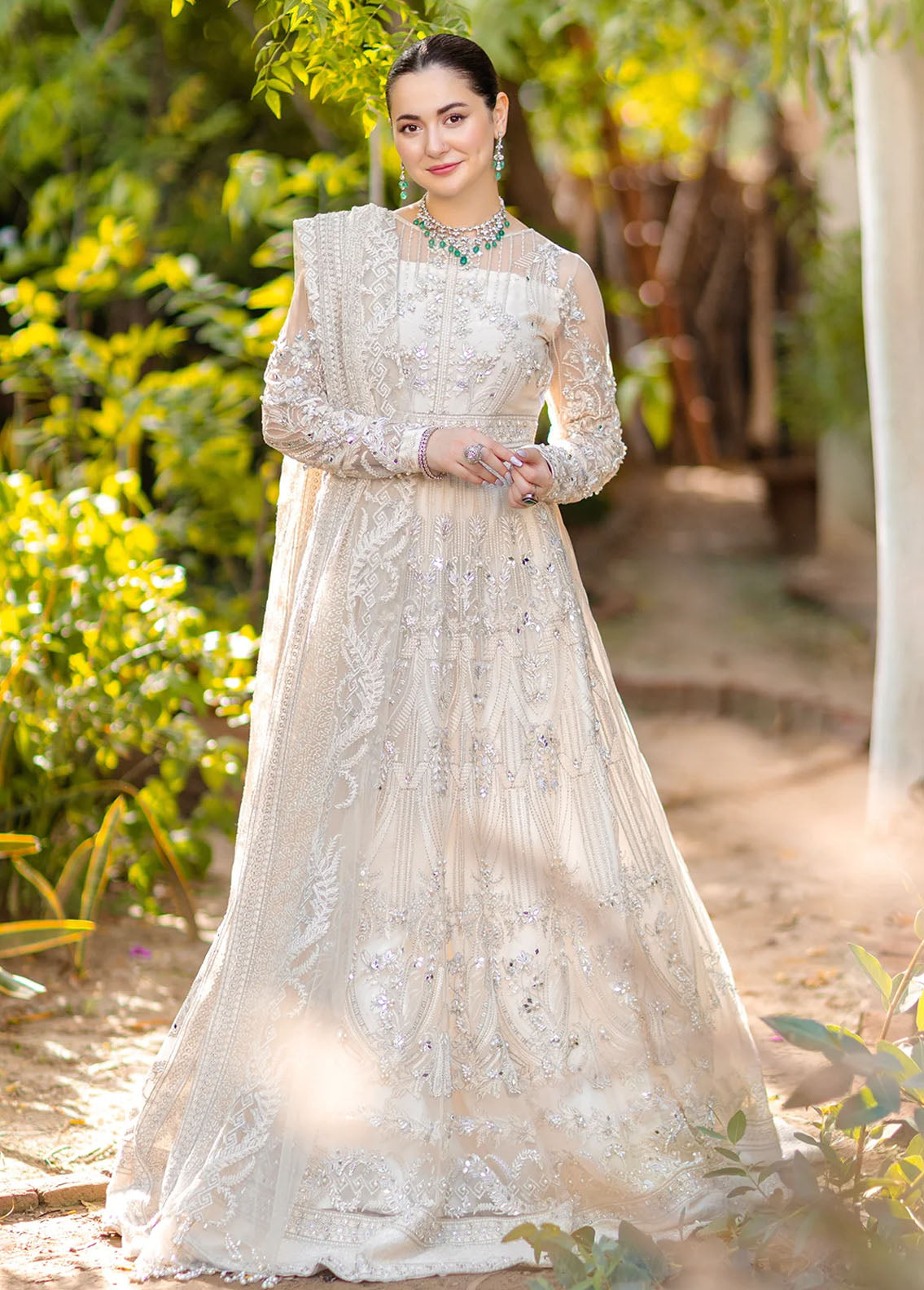 Noor By Azzal Wedding Formals Collection 2023 D-06 Safed