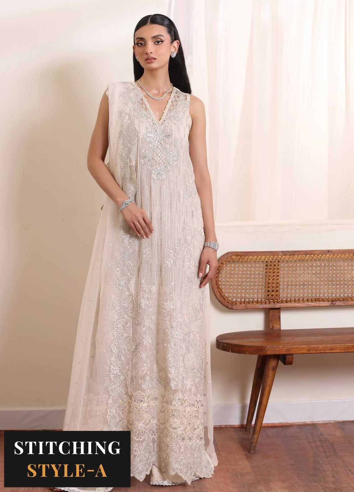 Noor By Saadia Asad Chiffon De Luxe Formal Collection 2024 D-05 Seliel
