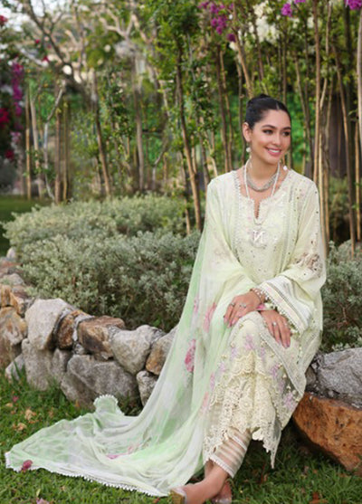 Noor By Saadia Asad Luxury Chikankari Lawn 2024 D-11B