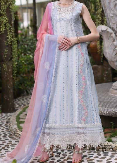 Noor By Saadia Asad Luxury Chikankari Lawn 2024 D-7A