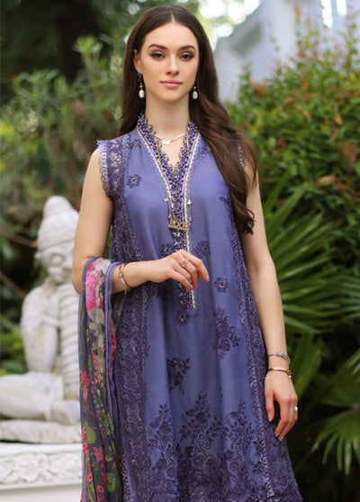 Noor By Saadia Asad Luxury Chikankari Lawn 2024 D-8A