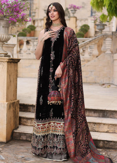 Noor Kaani By Saadia Asad Handmade Collection 2023 D6 Black