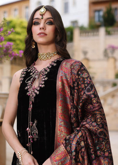 Noor Kaani By Saadia Asad Handmade Collection 2023 D6 Black