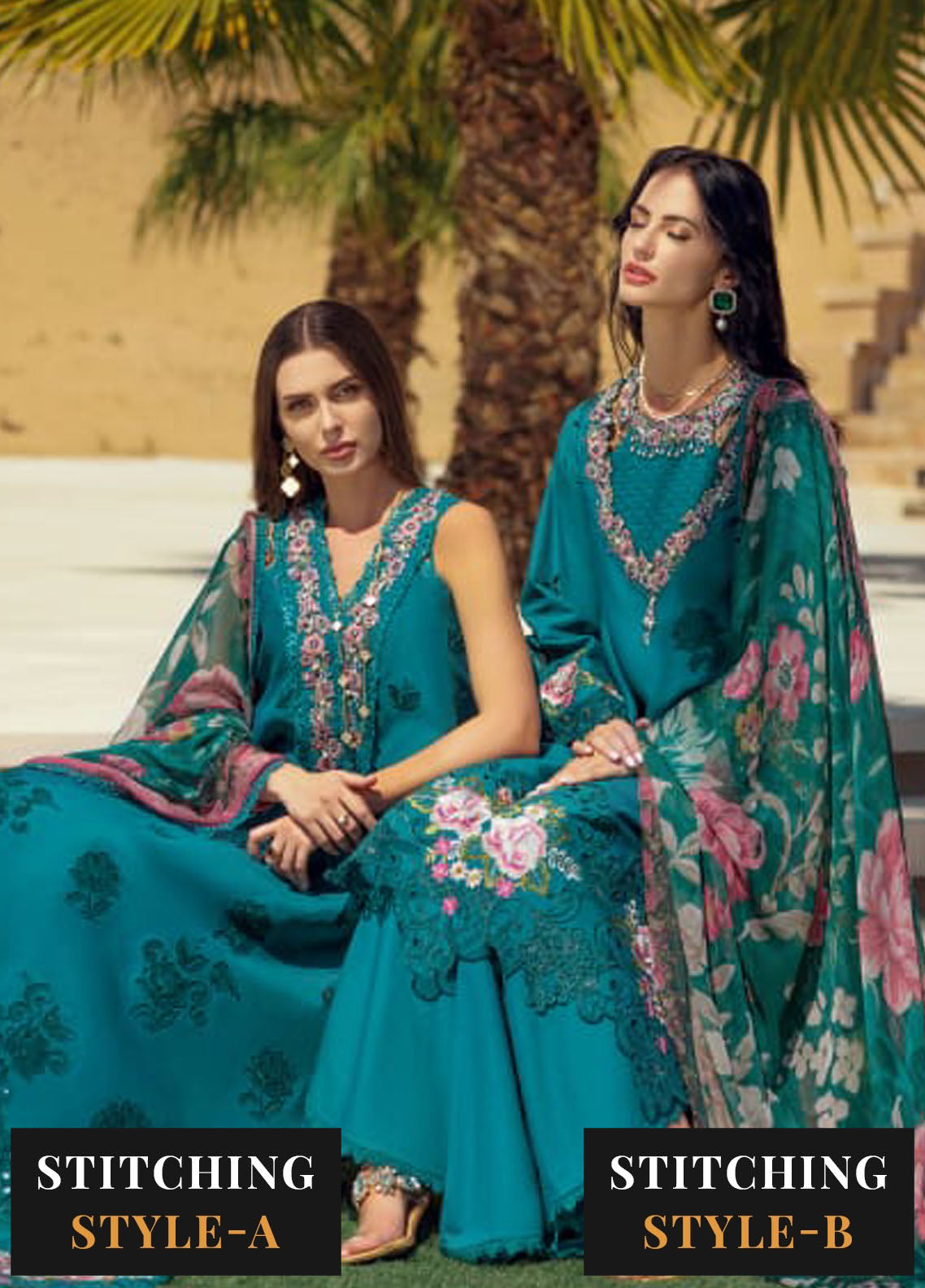 Noor by Saadia Asad Eid Handwork Laserkari Lawn Collection 2024 D4