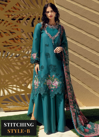 Noor by Saadia Asad Eid Handwork Laserkari Lawn Collection 2024 D4