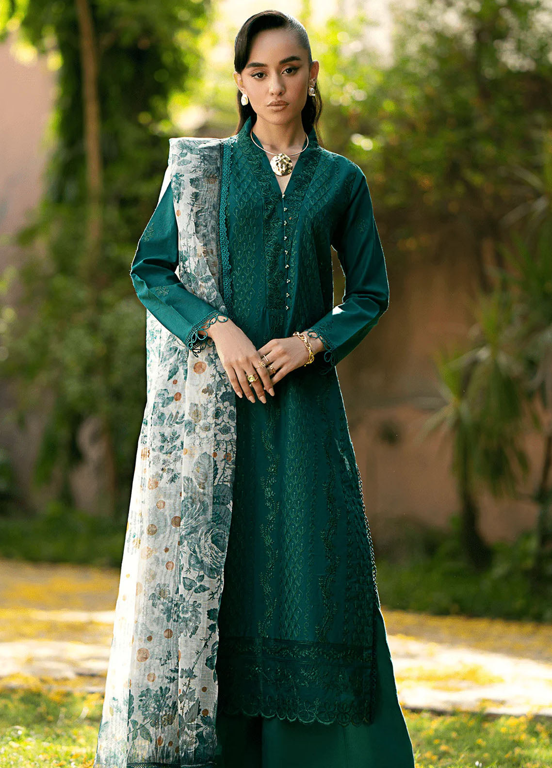 Noosh Unstitched Lawn Collection 2024 Vol-1 NV03D06