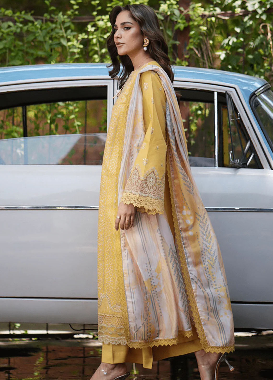 Noosh Unstitched Lawn Collection 2024 Vol-1 NV03D08