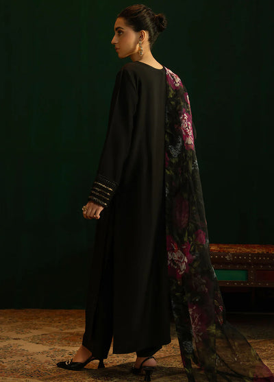 Noosh Pret Embroidered Korean Raw Silk 3 Piece Suit Nisha