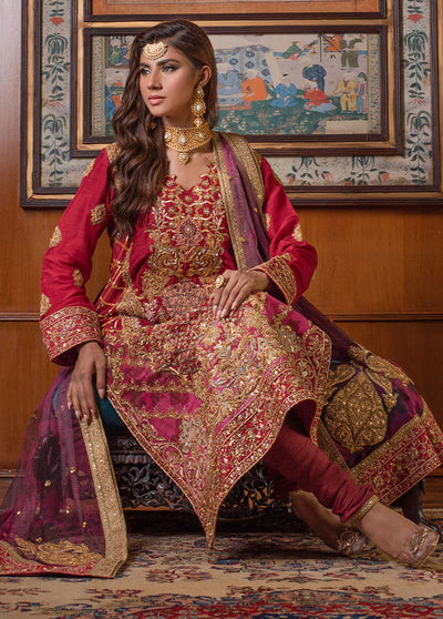 Shamaeel Ansari Pret Formal Silk 2 Piece Suit NUR-01