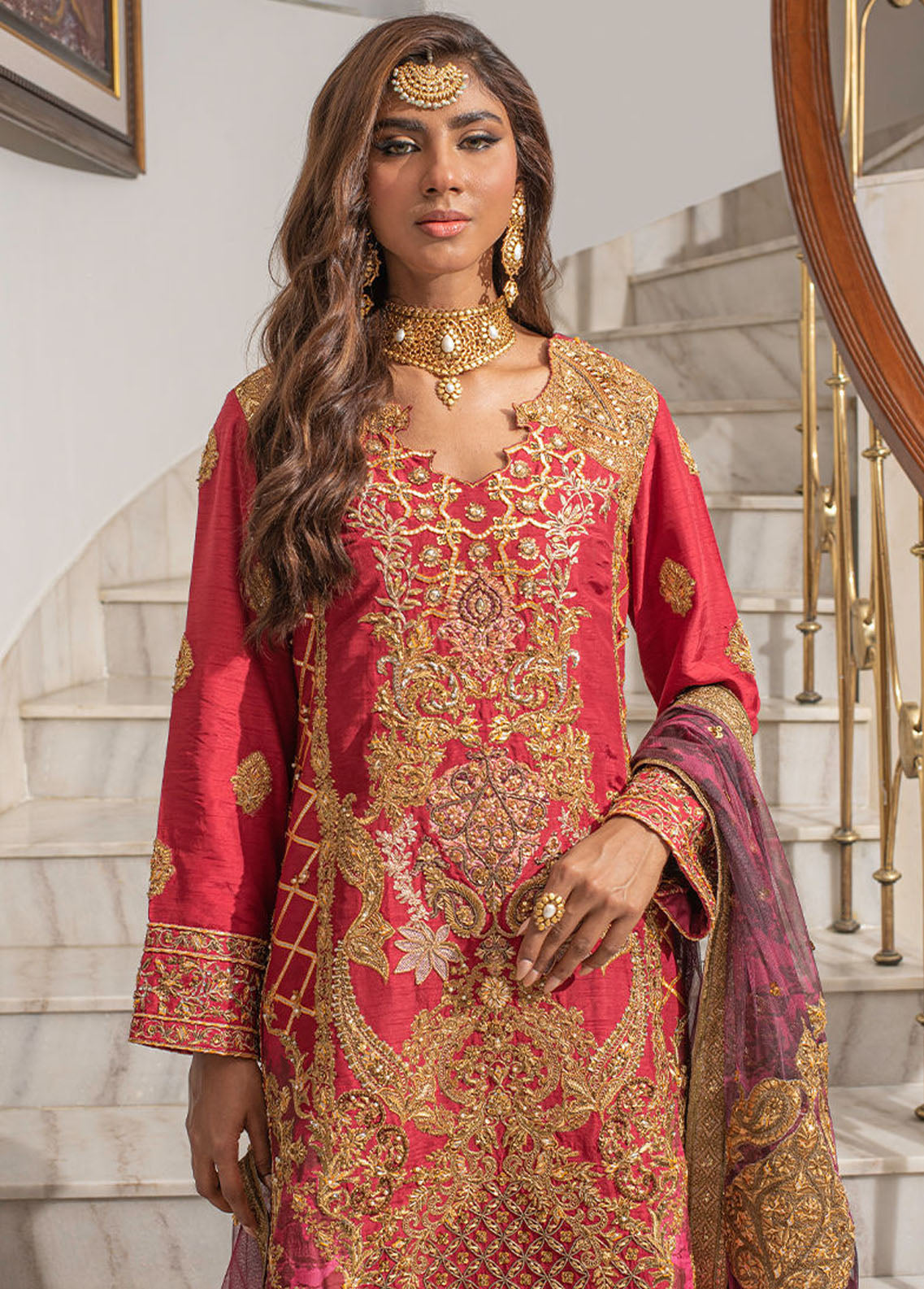 Shamaeel Ansari Pret Formal Silk 2 Piece Suit NUR-01