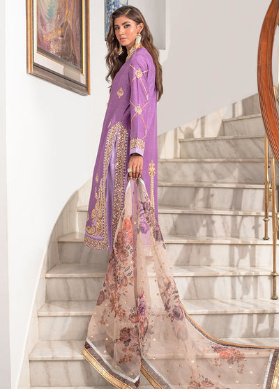 Shamaeel Ansari Pret Formal Silk 3 Piece Suit NUR-02