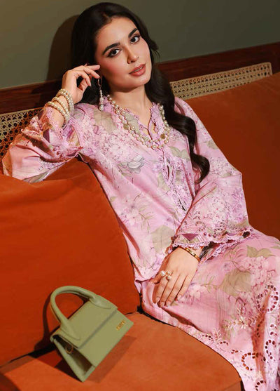 Nureh Chikankari Lawn Suits Unstitched 2 Piece NU25BRU NU2-180
