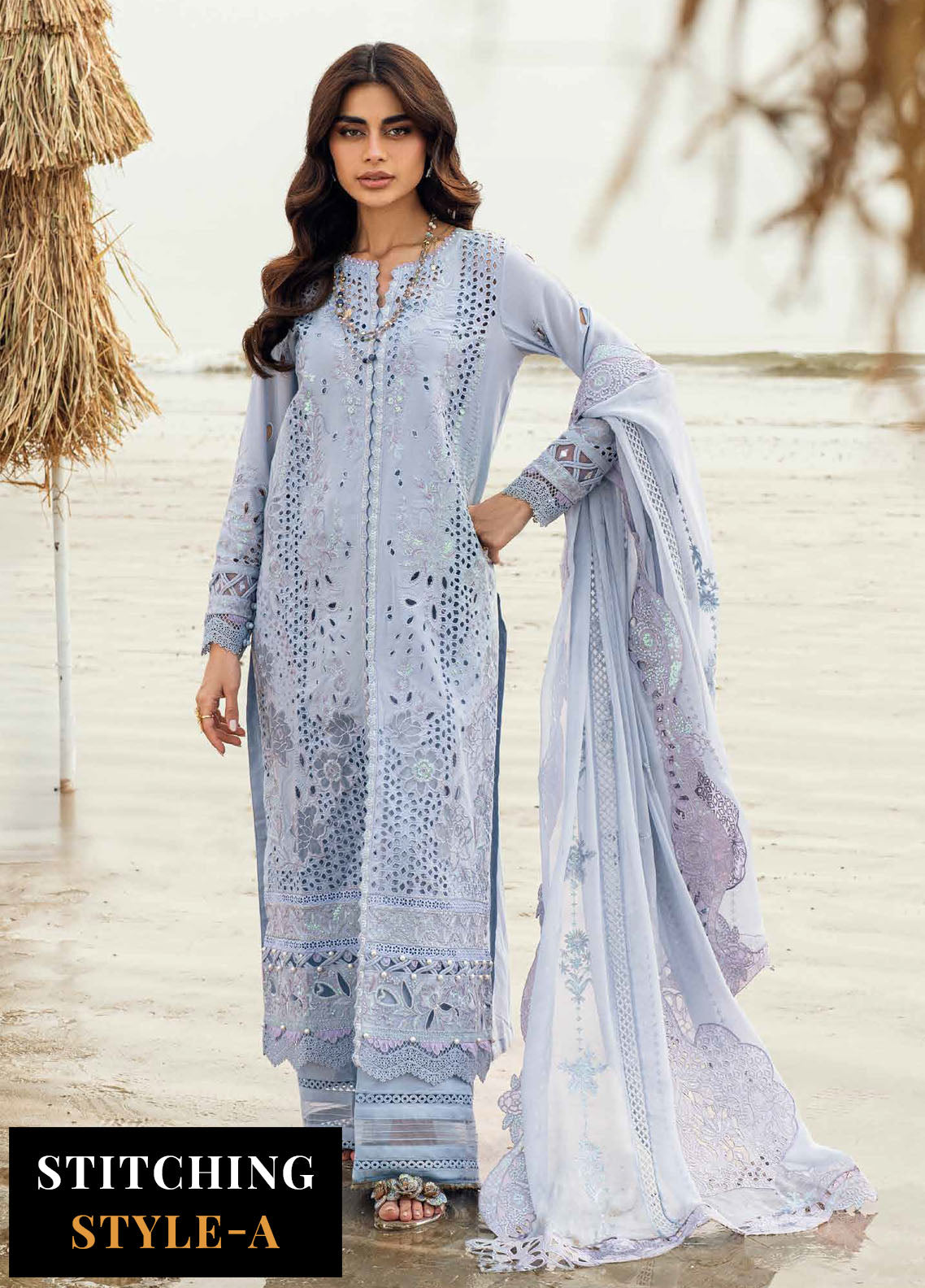 Khuwab by Nureh Unstitched Embroidered Collection 2025 NE-150