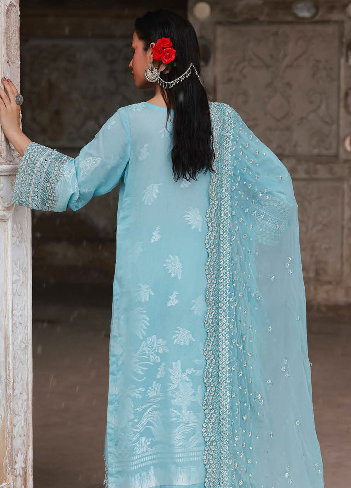 Nureh Embroidered Jacquard Suits Unstitched 3 Piece NU25MJ D-02 NJ-102