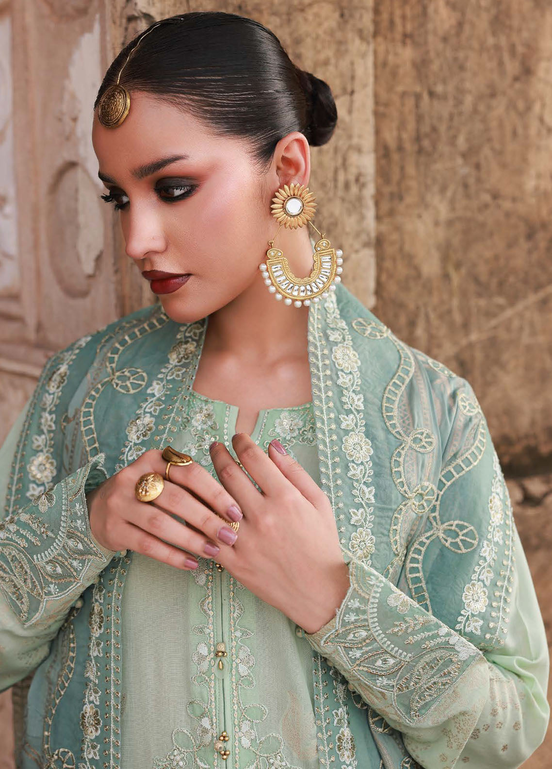 Nureh Embroidered Jacquard Suits Unstitched 3 Piece NU25MJ D-04 NJ-104