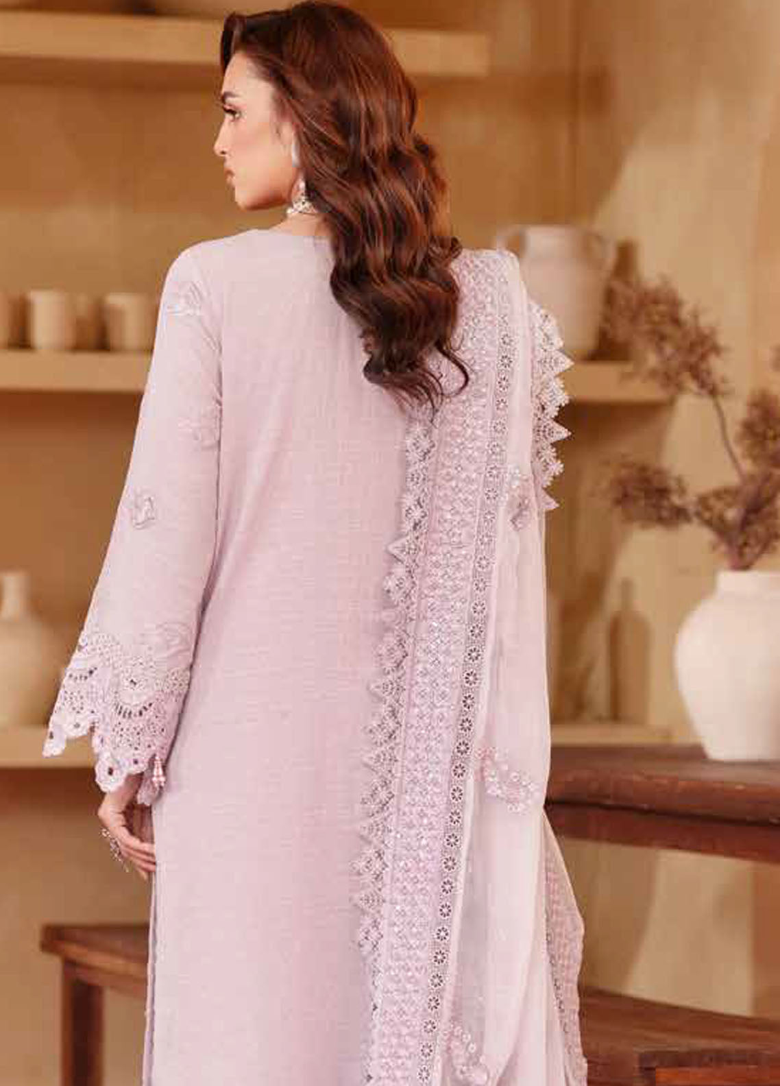 Nureh Exclusive Karandi Unstitched Collection 2025 NE 133