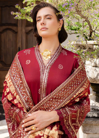 Nureh Exclusive Unstitched Lawn Jacquard Collection 2025 NE-155