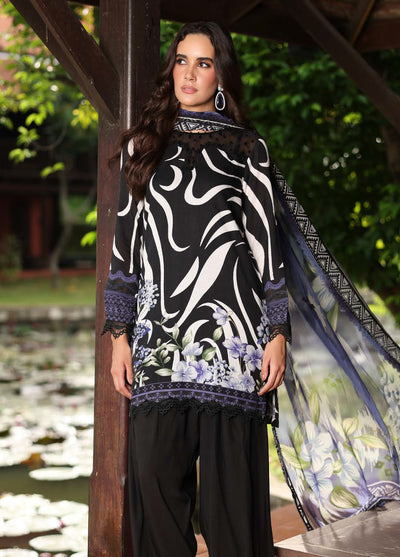 Nureh Embroidered Linen Suits Unstitched 3 Piece NU25DU DD-24