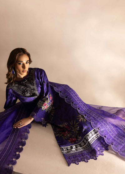 Nureh The Silk Unstitched Collection 2024 S-18