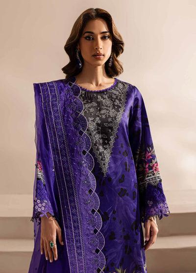 Nureh The Silk Unstitched Collection 2024 S-18