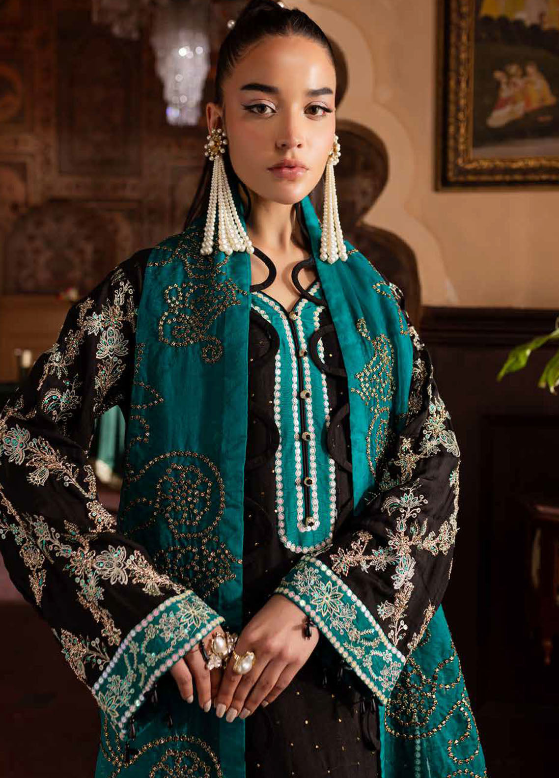 Nur Mahal by Nureh Unstitched Silk Edit 2025 NE-140