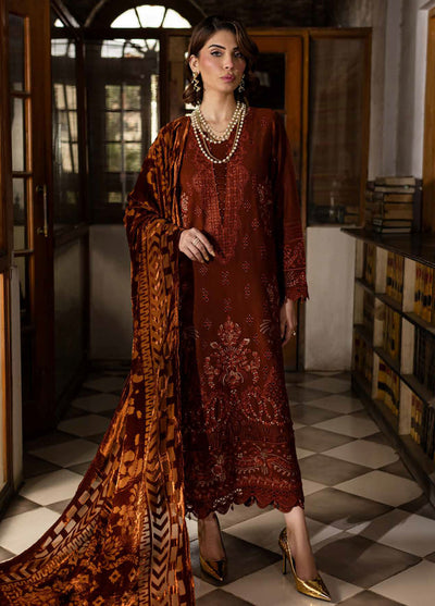 Nureh Unstitched Exclusive Luxury Winter Collection 2024 NE - 120