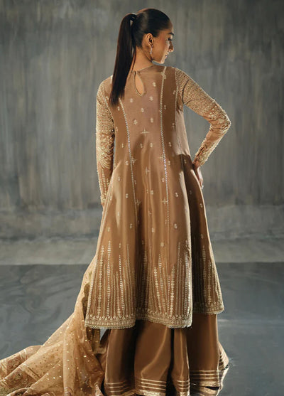 Nyra Pret Embroidered Silk 3 Piece Suit Coco