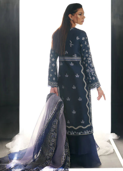 Nyra Pret Embroidered Silk 3 Piece Suit Esra