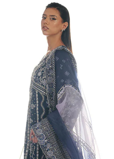 Nyra Pret Embroidered Silk 3 Piece Suit Esra
