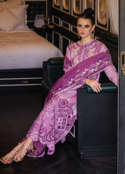 Orient Express By Mushq Unstitched Luxury Lawn Collection 2024 D-01 Elodie