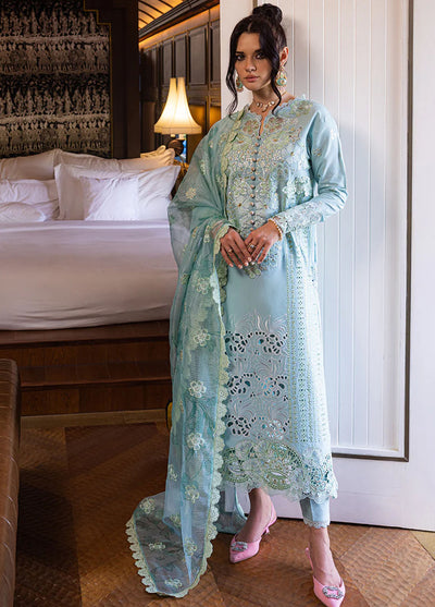 Orient Express By Mushq Unstitched Luxury Lawn Collection 2024 D-02 Reve