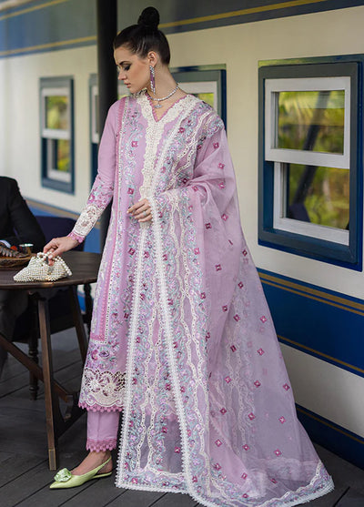 Orient Express By Mushq Unstitched Luxury Lawn Collection 2024 D-06 Raffine