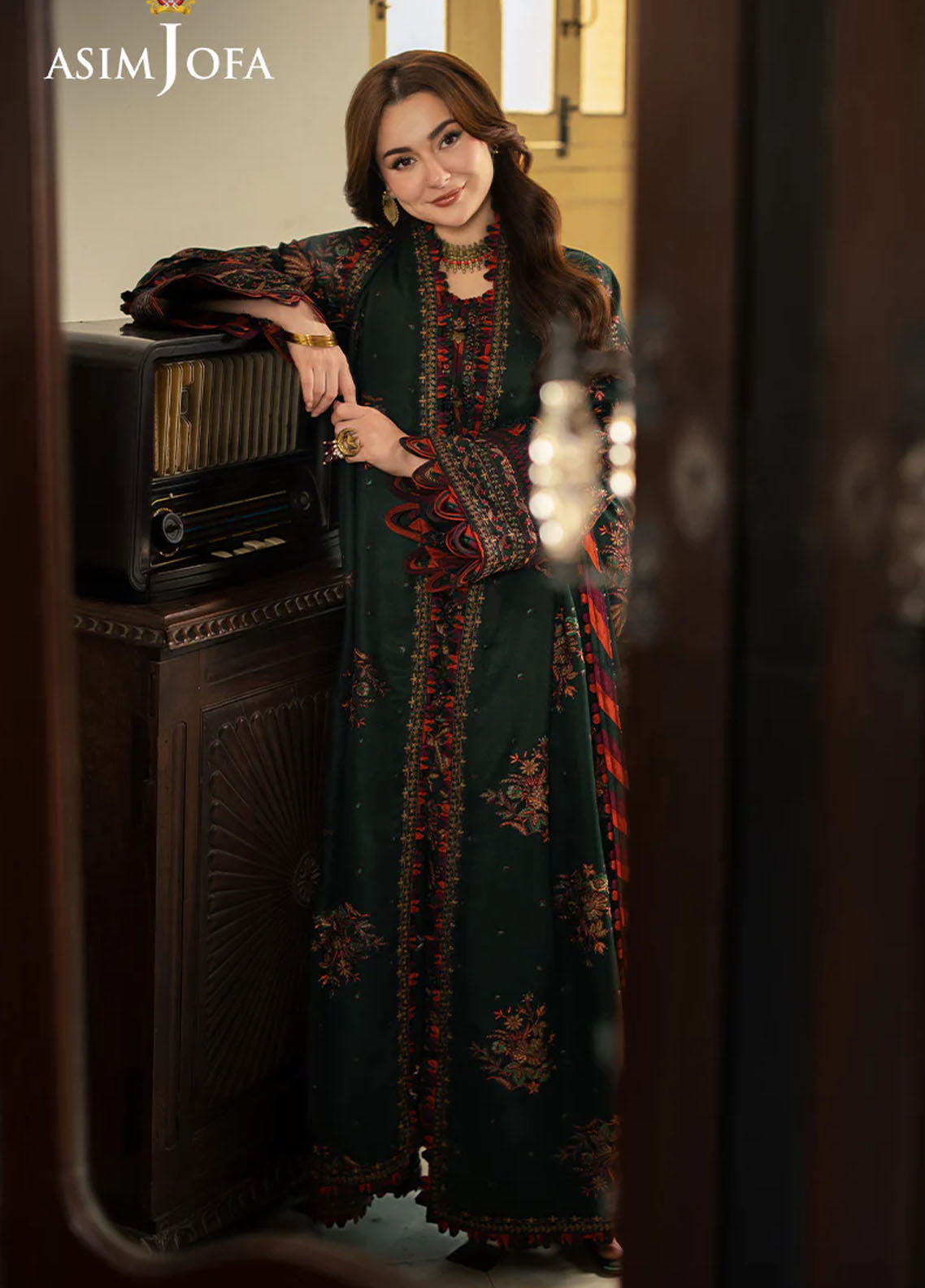 Pashmina by Asim Jofa Unstitched Winter Collection 2024 AJKI-01