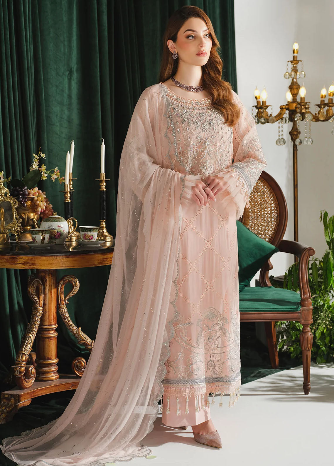 Paras by Pasha Ayla Unstitched Luxury Collection 2024 PR105-Tulip