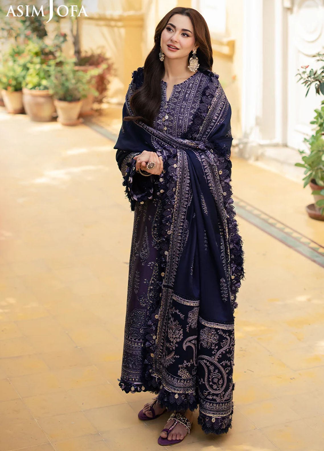 Pashmina by Asim Jofa Unstitched Winter Collection 2024 AJKI-05