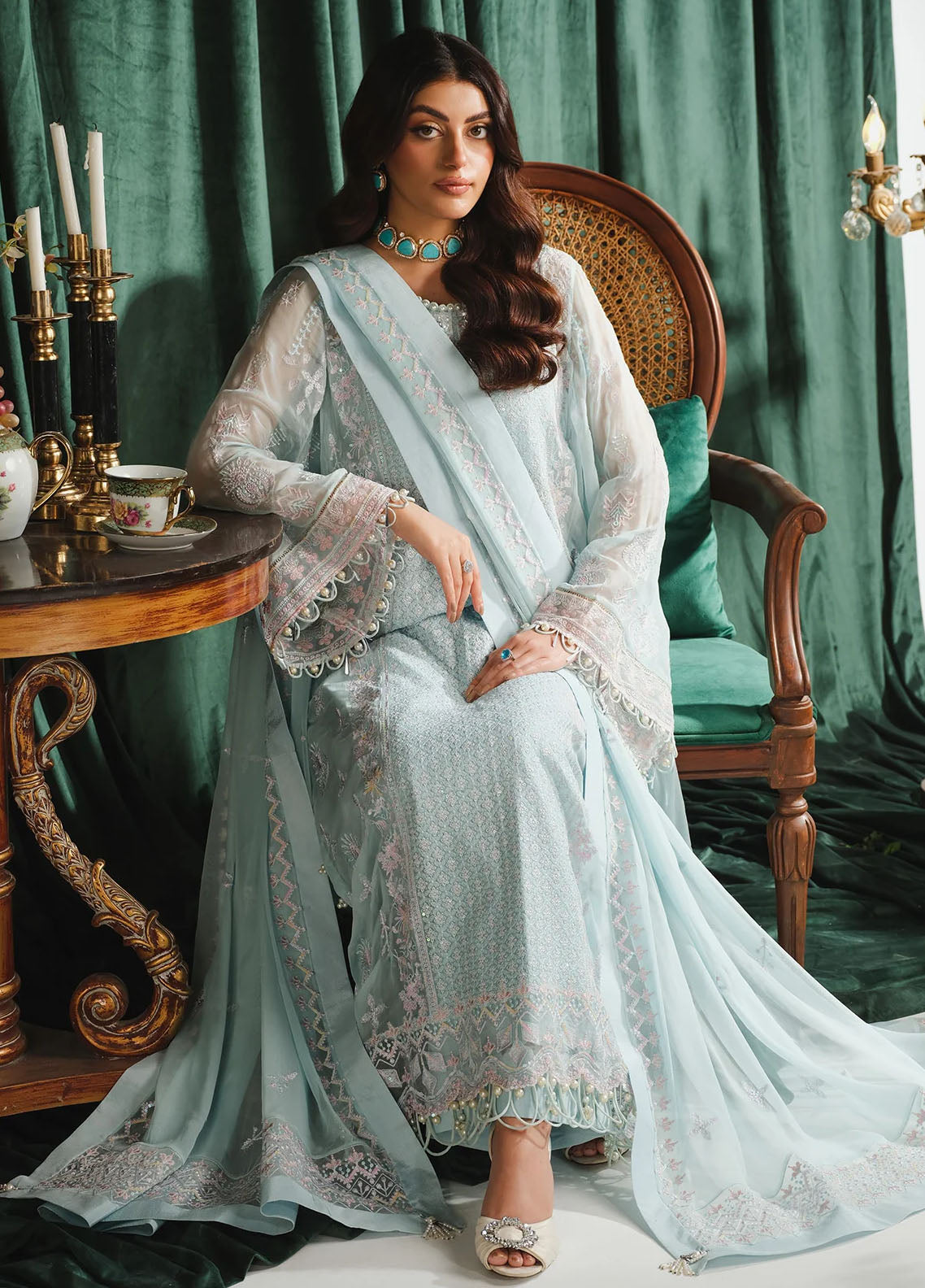 Paras by Pasha Ayla Unstitched Luxury Collection 2024 PR108-Skyline