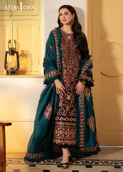 Pashmina by Asim Jofa Unstitched Winter Collection 2024 AJKI-06