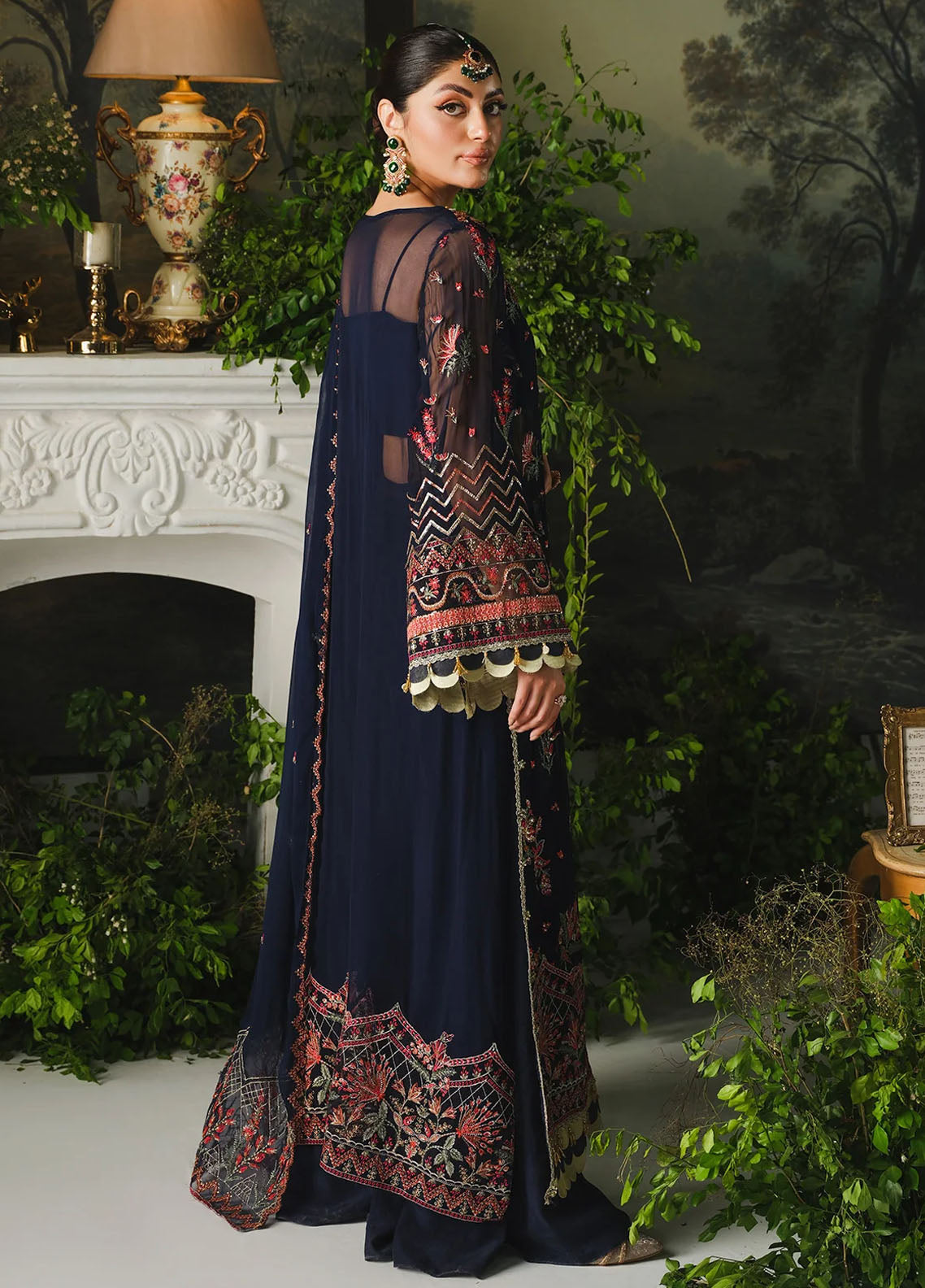 Paras by Pasha Ayla Unstitched Luxury Collection 2024 PR102-Midnight