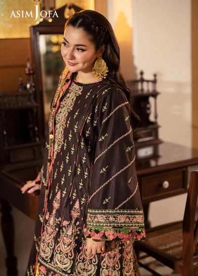 Pashmina by Asim Jofa Unstitched Winter Collection 2024 AJKI-09