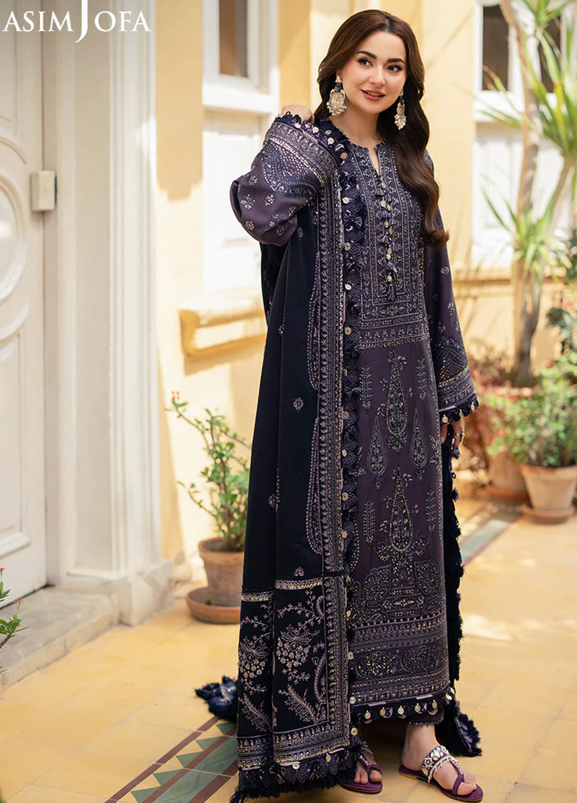 Pashmina by Asim Jofa Unstitched Winter Collection 2024 AJKI-05