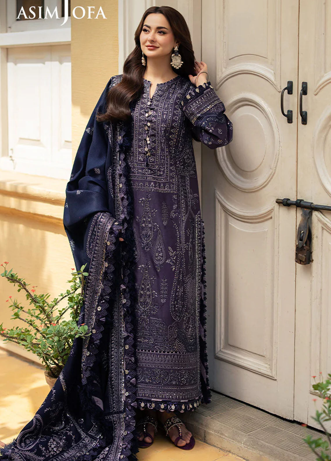 Pashmina by Asim Jofa Unstitched Winter Collection 2024 AJKI-05