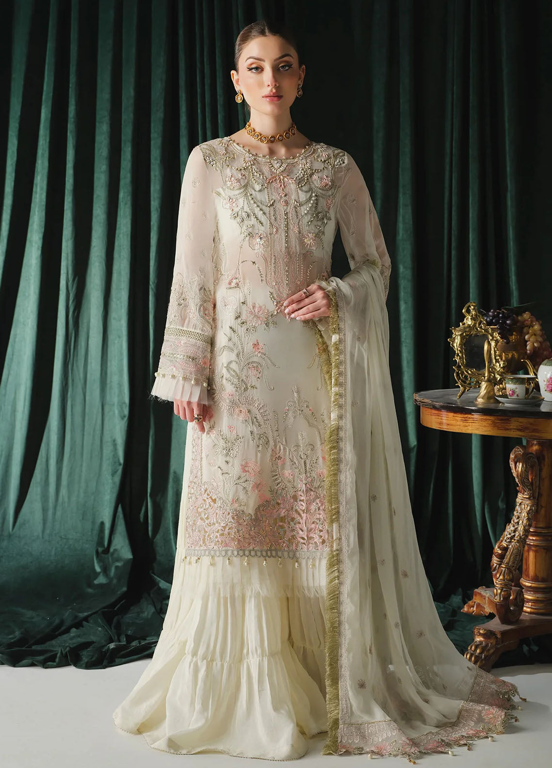 Paras by Pasha Ayla Unstitched Luxury Collection 2024 PR107-Jasmine