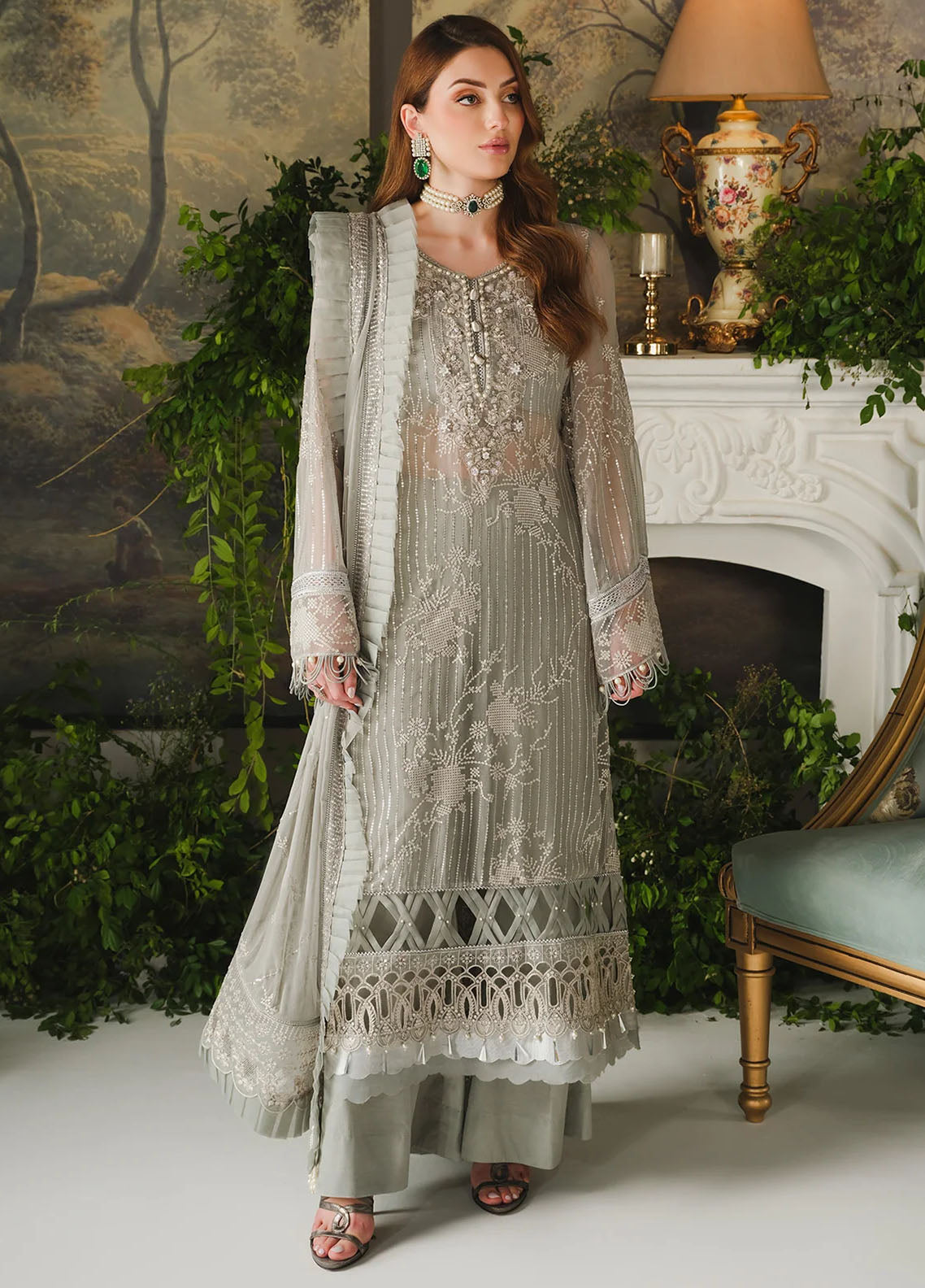 Paras by Pasha Ayla Unstitched Luxury Collection 2024 PR101-Stargaze