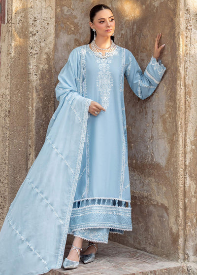 Panache Apparel Pret Embroidered Lawn 3 Piece Suit Badal
