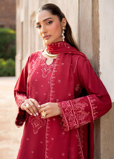 Panache Apparel Pret Embroidered Lawn 3 Piece Suit Taranum
