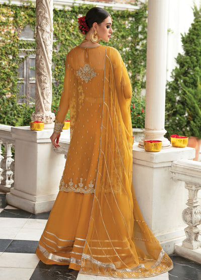 Panache By Ayzel By Afrozeh The Thailand Chapter Luxury Formal Collection 2023 AZ-V5-10 Marigold